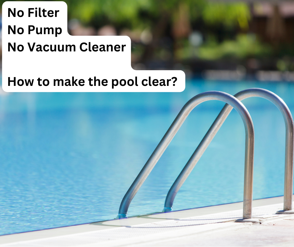 My pool is cloudy i have all the chemicals but i don t have this
