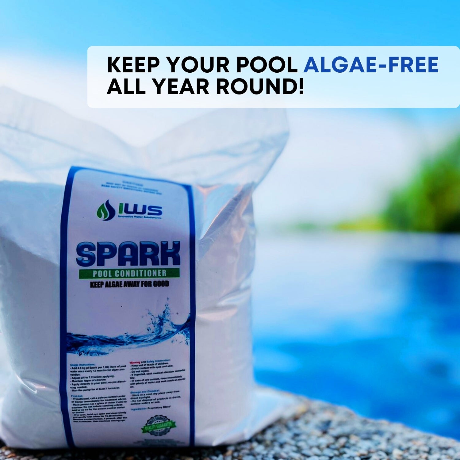 Spark Pool Conditioner -  Your Ultimate Guard Against Algae