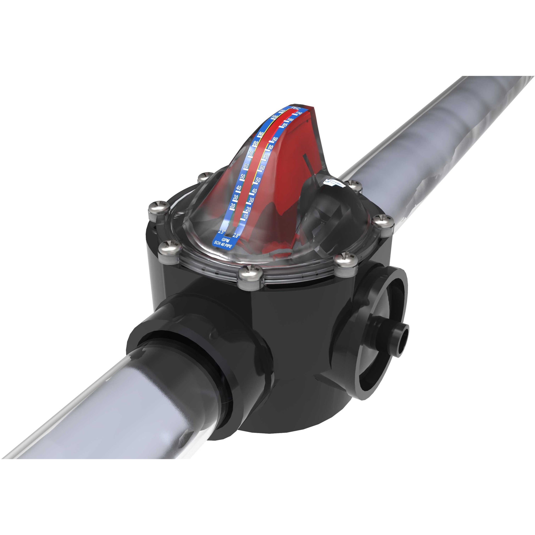 Pool Flow Indicator FlowVis® Flow Meter - Your Swimming Pool's Speedometer – Innovative ...